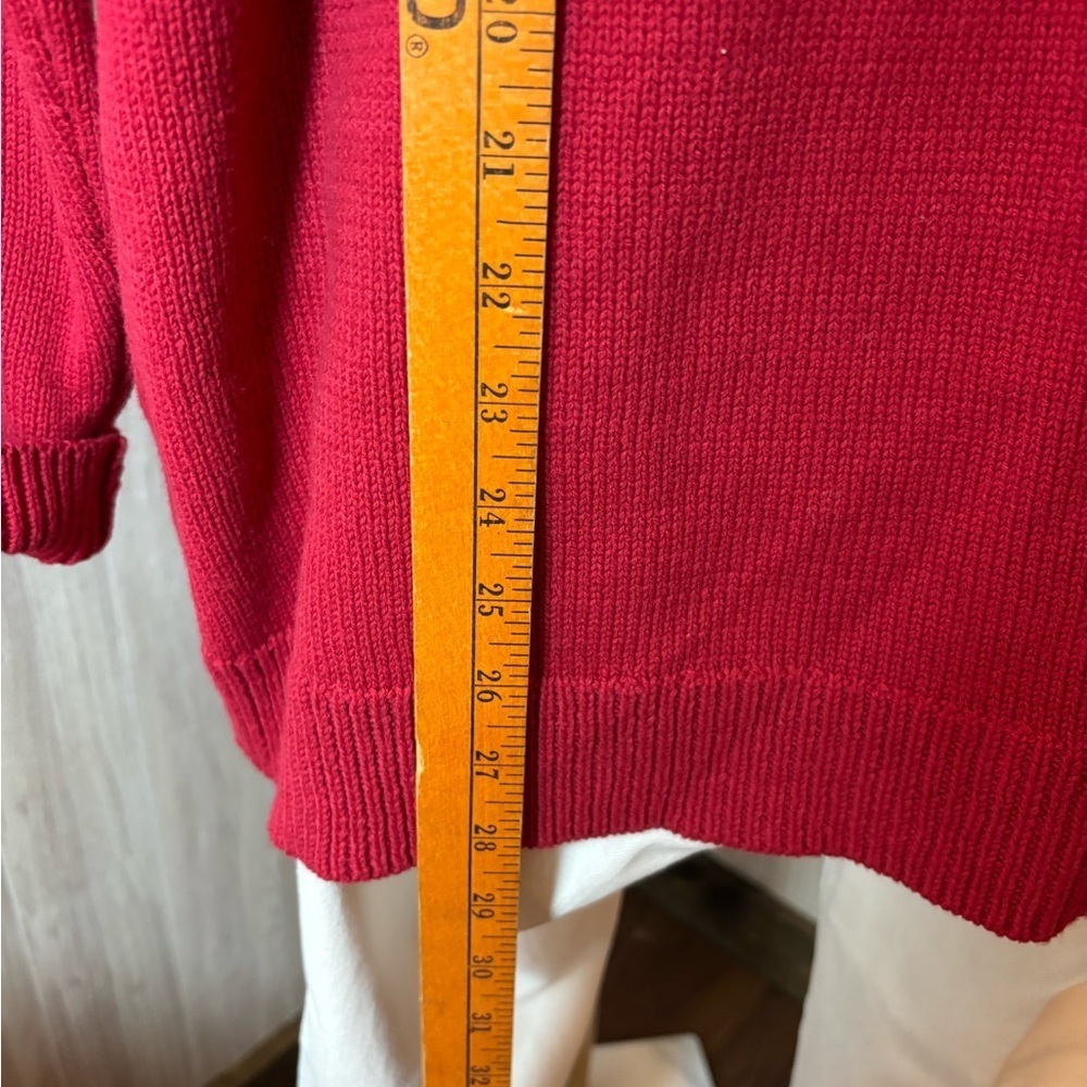 Nouveau Button Up Red Cardigan - Picture 8 of 8